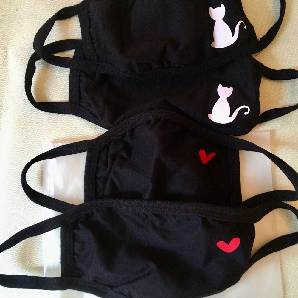 NWT 100% KID’S COTTON FACE MASKS (SMALL)